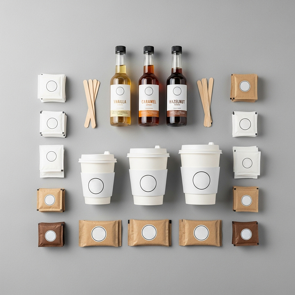 Паперові стаканчики та аксесуари